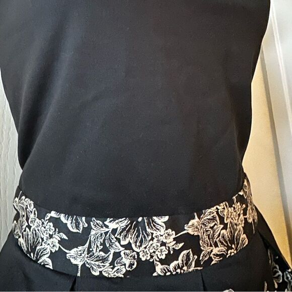 ALICE + Olivia Madison Pleated Fit & Flare MiniDress Block Art Festival NEW - Picture 10 of 12